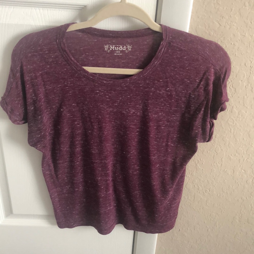 Mudd purple top, size XXS